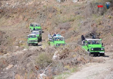 تور جیپ سافاری و رافتینگ در آنتالیا