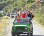 جیپ سافاری در کوه اولیمپوس مورات پاشا