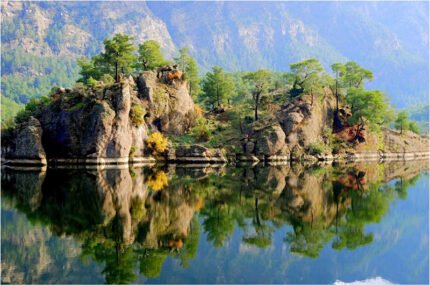 تور پیک نیک و ماهیگیری در دریاچه کاراجااورن از کمر
